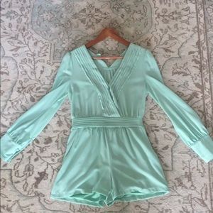 Mint Green romper- bought from Monkees boutique.